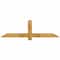 Ekena Millwork Eugene Rough Sawn Timber Gable Bracket, Western Red Cedar, 60"W x 17"H x 4"D x 4"F, 7/12 Pitch GBW060X17X0404EUG00RWR - alternate 1